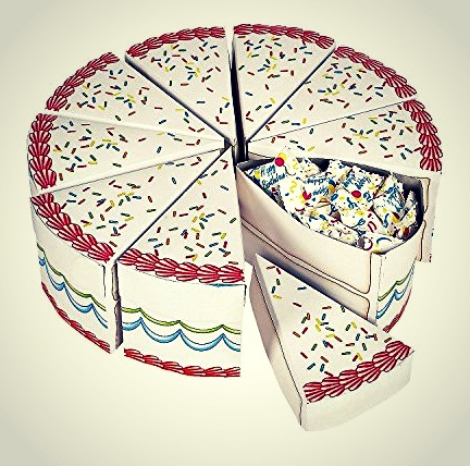 Birthday Cake Slice Treat Boxes Add To The Party Fun